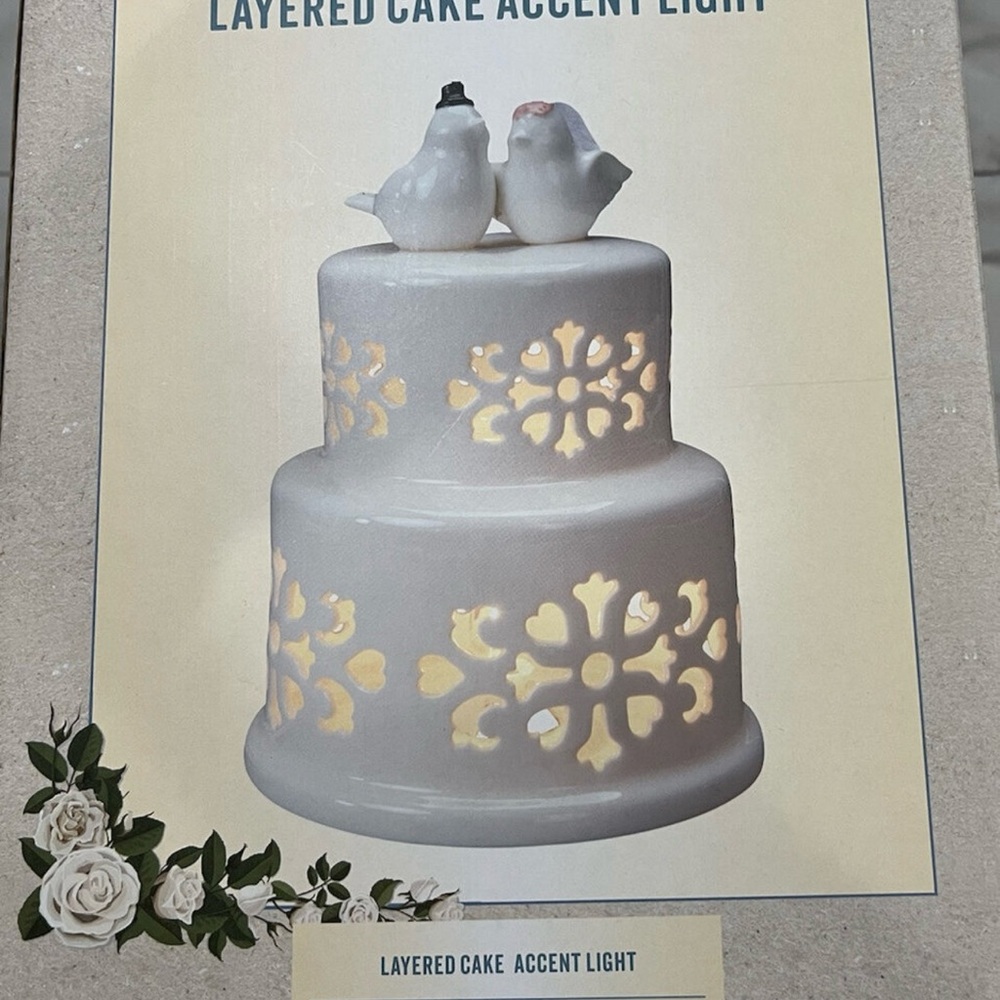 Ceramic Bird Cake Topper - White - Picture 3 of 7